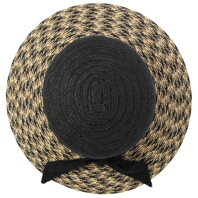 Women's Contrast Round Crown Sun Hat-SUN BRIM-San Diego Hat Company