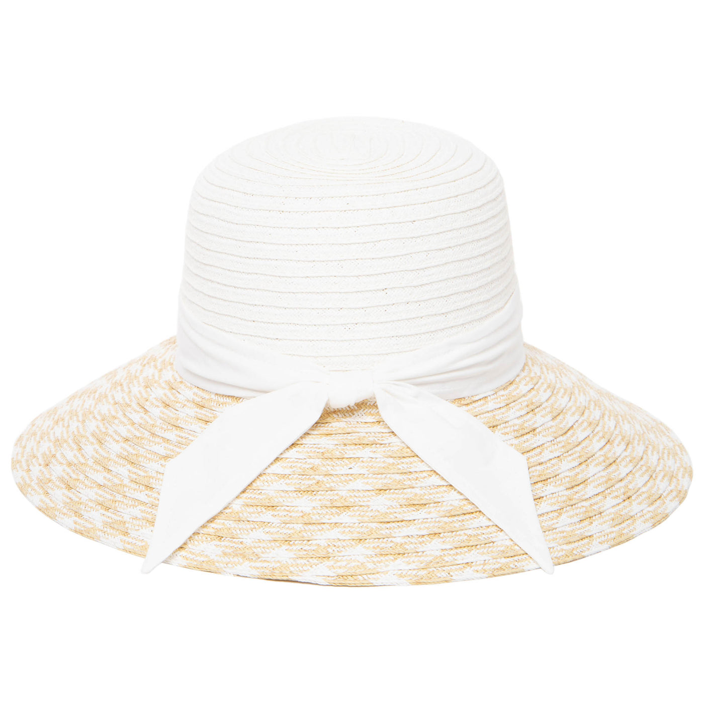 Women's Contrast Round Crown Sun Hat-SUN BRIM-San Diego Hat Company