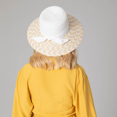 Women's Contrast Round Crown Sun Hat-SUN BRIM-San Diego Hat Company