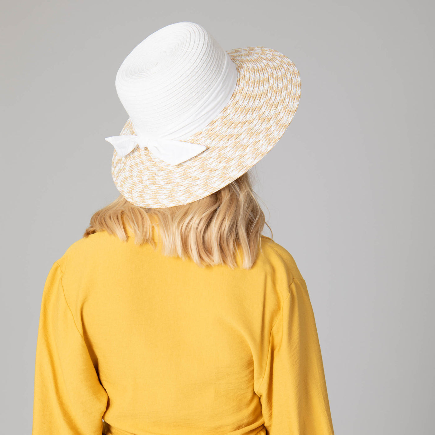 Women's Contrast Round Crown Sun Hat-SUN BRIM-San Diego Hat Company