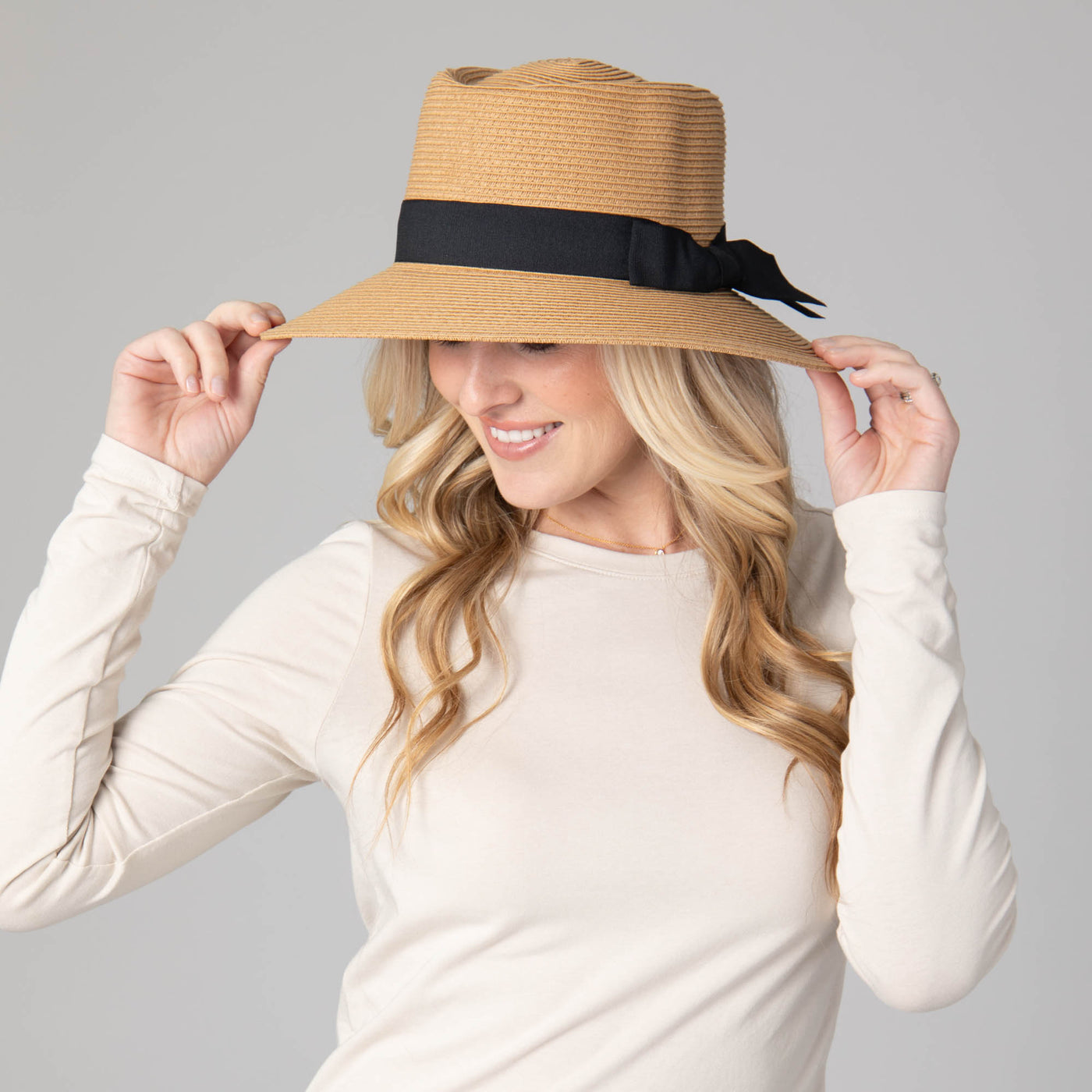 Women's Ultrabraid Gambler with Bow-GAMBLER-San Diego Hat Company