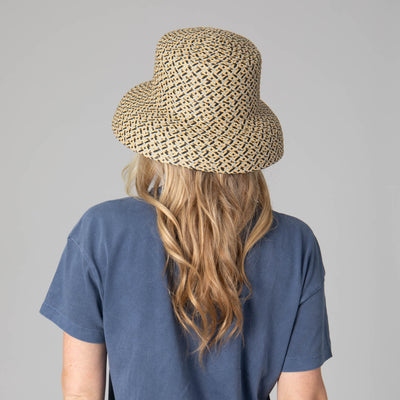 Lana - Women's Mixed Ultrabraid Round Bell Shaped Hat-SUN BRIM-San Diego Hat Company