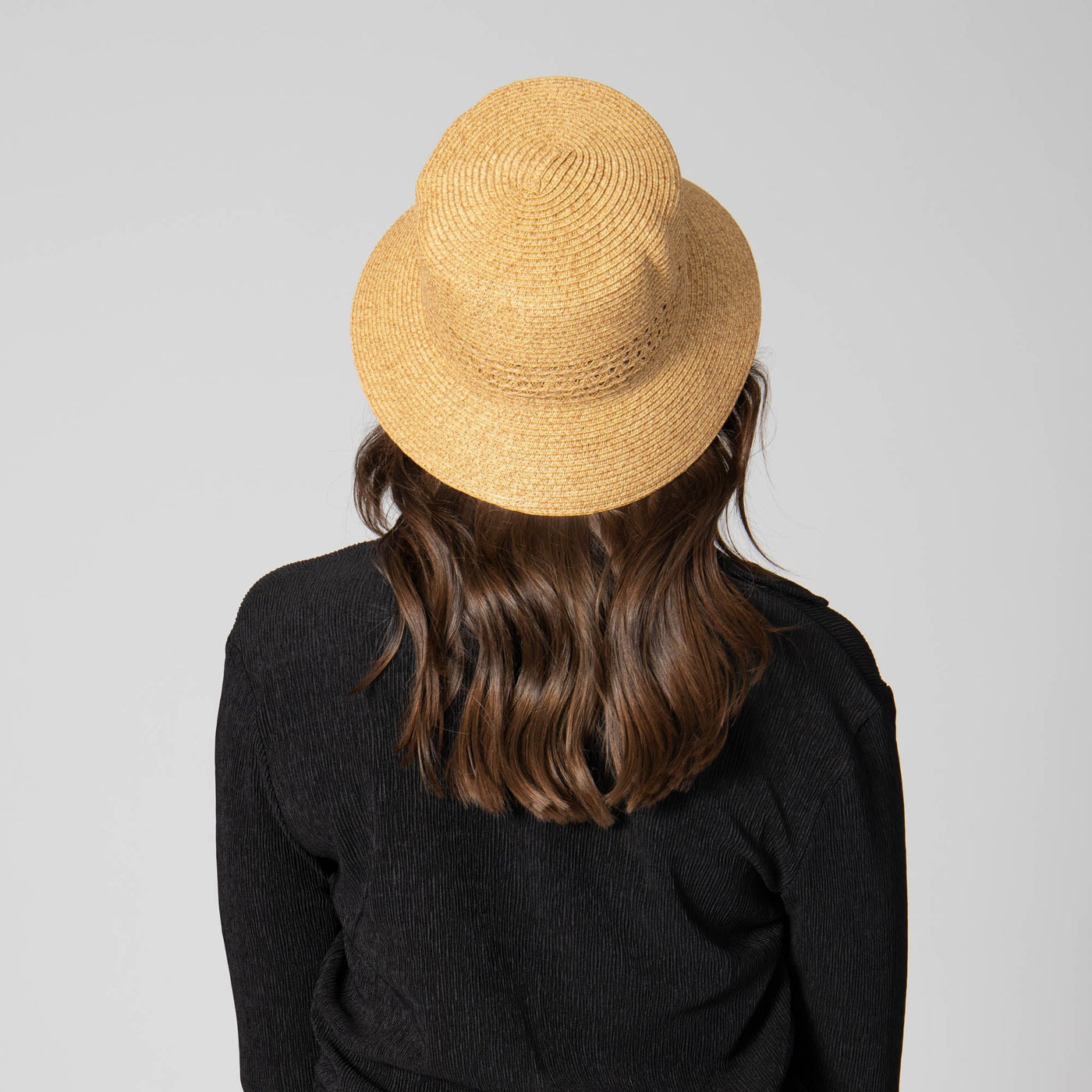 San Diego Hat Company Everyday Woven Bucket Hat Tan