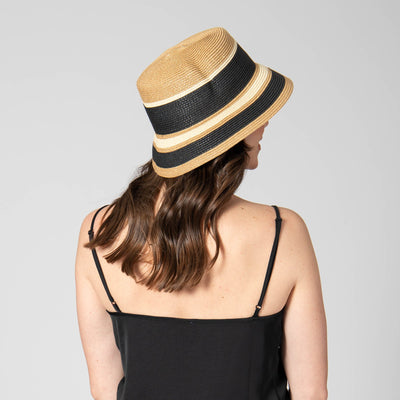 BUCKET - Las Palmas Bucket - Ultrabraid Striped Bucket Hat