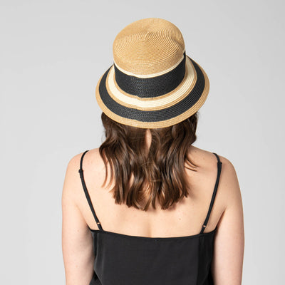 BUCKET - Las Palmas Bucket - Ultrabraid Striped Bucket Hat