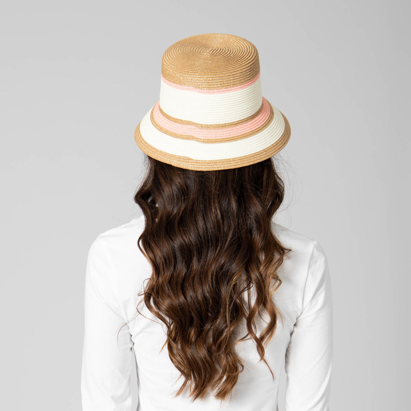 BUCKET - Las Palmas Bucket - Ultrabraid Striped Bucket Hat