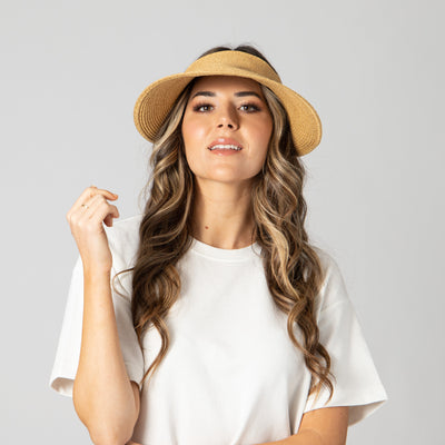 VISOR - Womens Ultrabraid Large Bill Visor