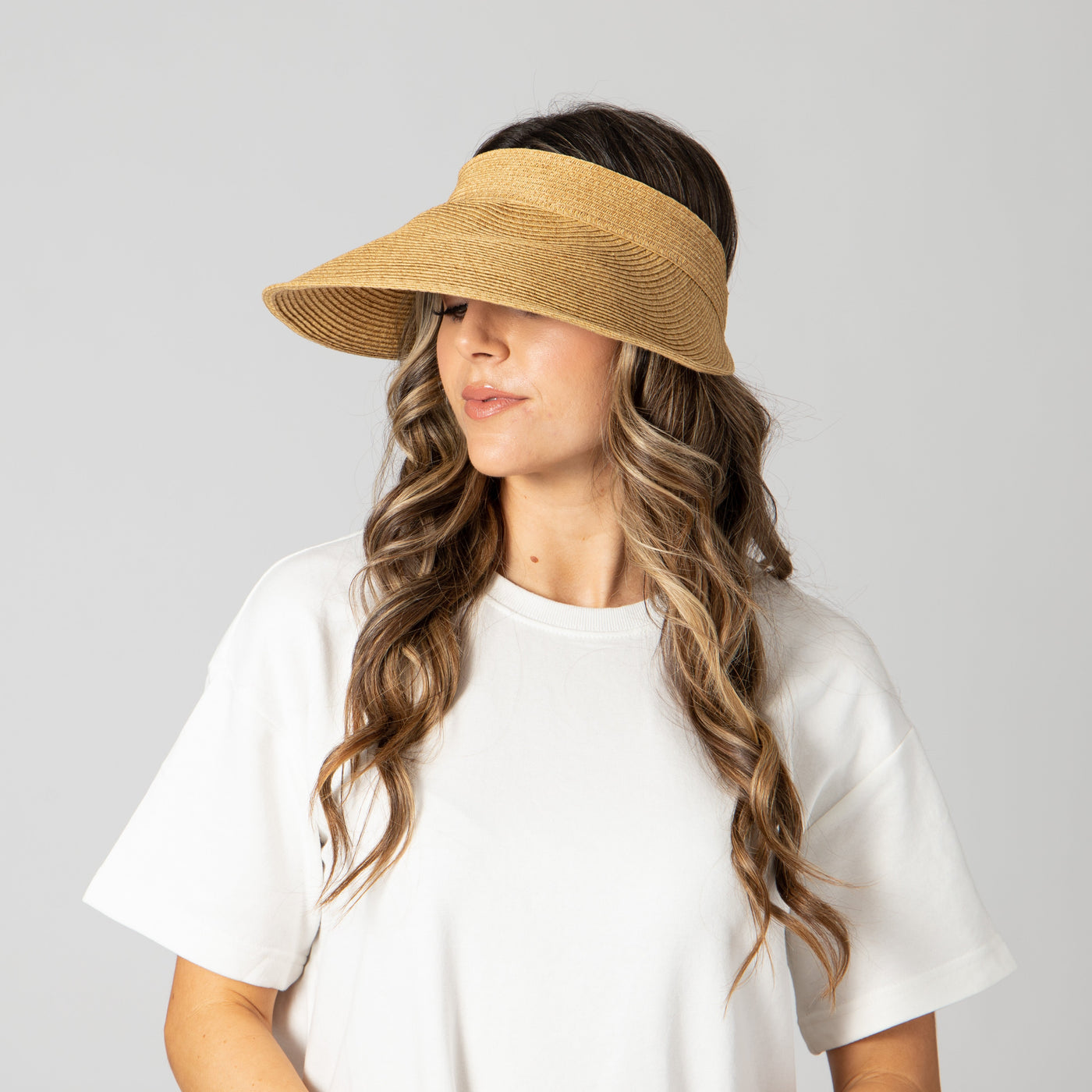 VISOR - Womens Ultrabraid Large Bill Visor