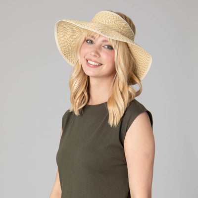 Women's Ultrabraid Large Brim Visor-VISOR-San Diego Hat Company