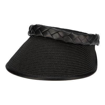 Looker Visor Women's Ultrabraid Visor With Faux Braided Band