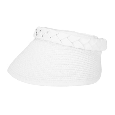 Looker Visor Women's Ultrabraid Visor With Faux Braided Band