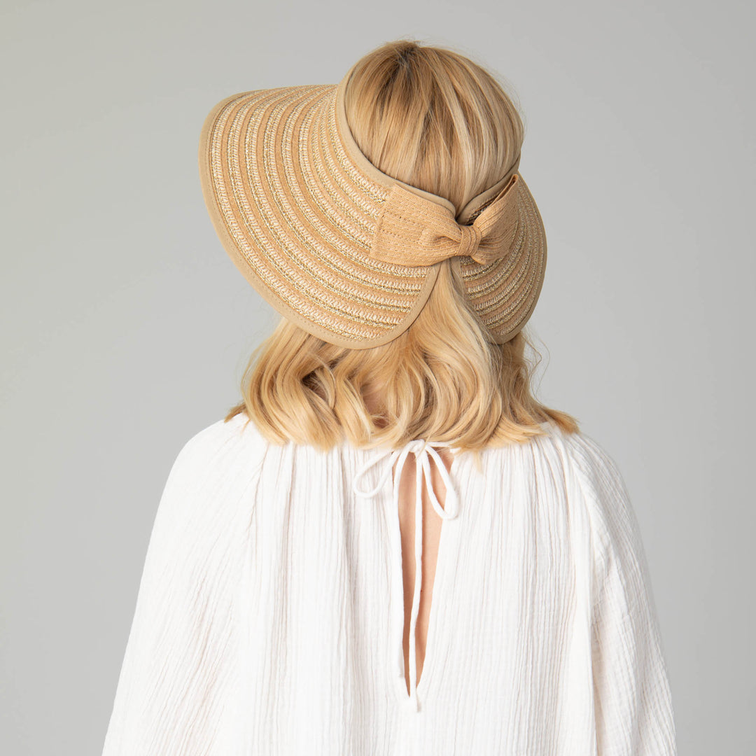 Women's Ultrabraid Packable Rollup Visor with Bow – San