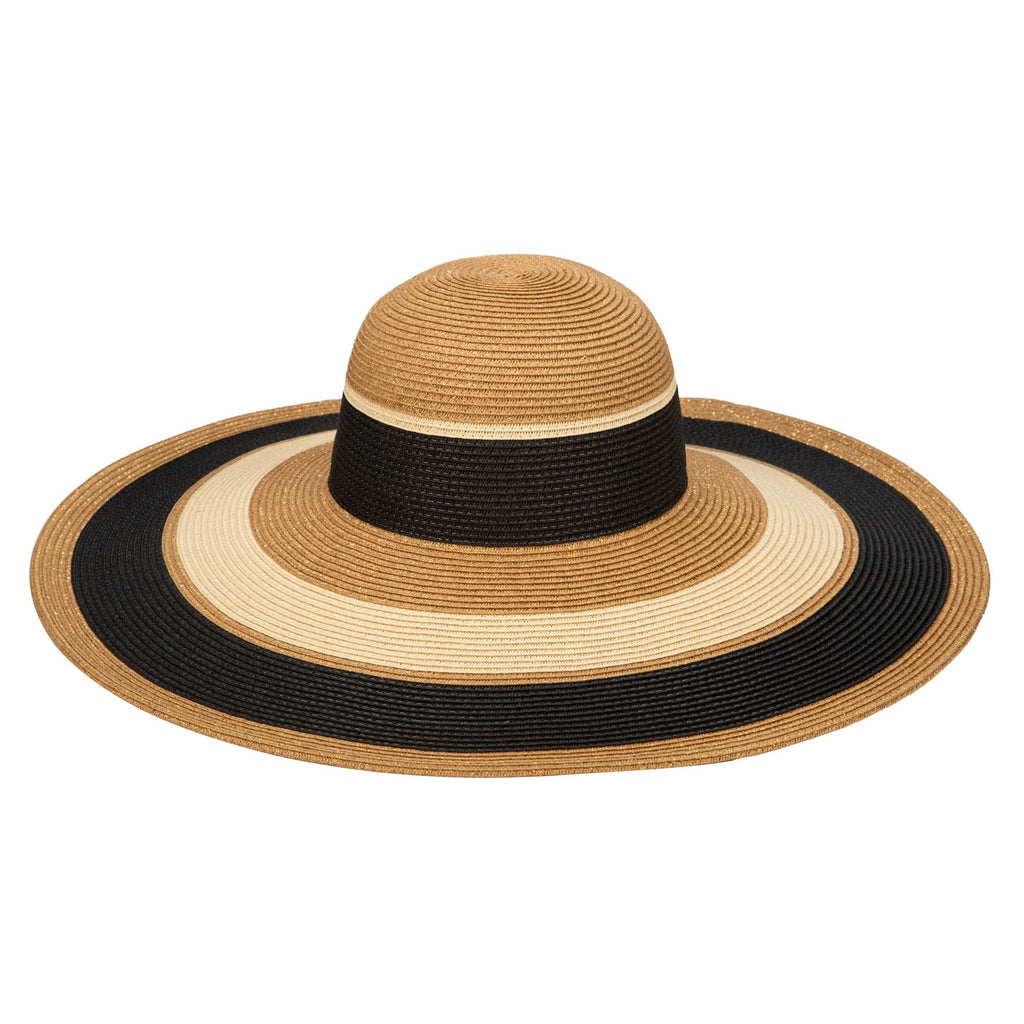 Las Palmas Floppy - Ultrabraid Striped Floppy Hat