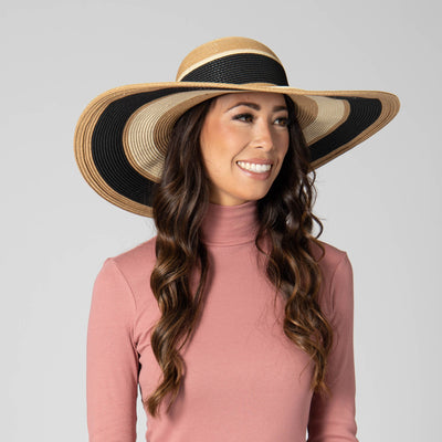 FLOPPY - Las Palmas Floppy - Ultrabraid Striped Floppy Hat