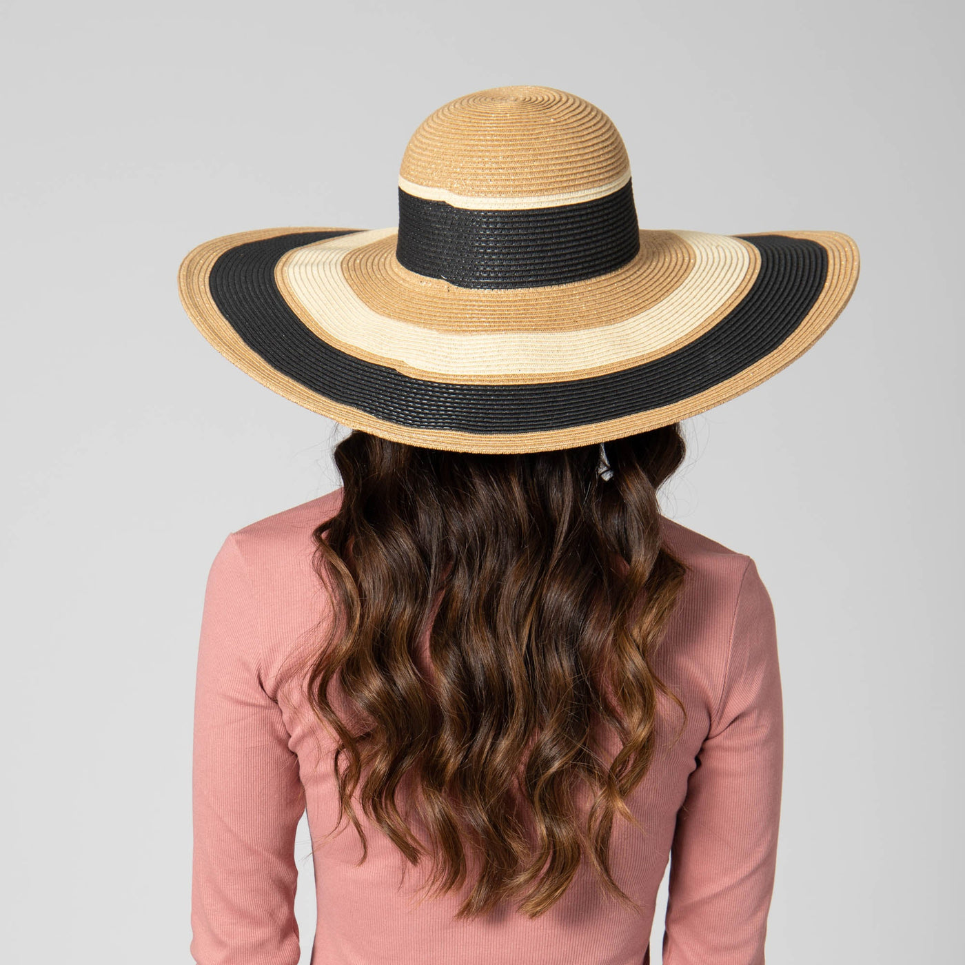 Las Palmas Floppy Ultrabraid Striped Floppy Hat San Diego Hat Company