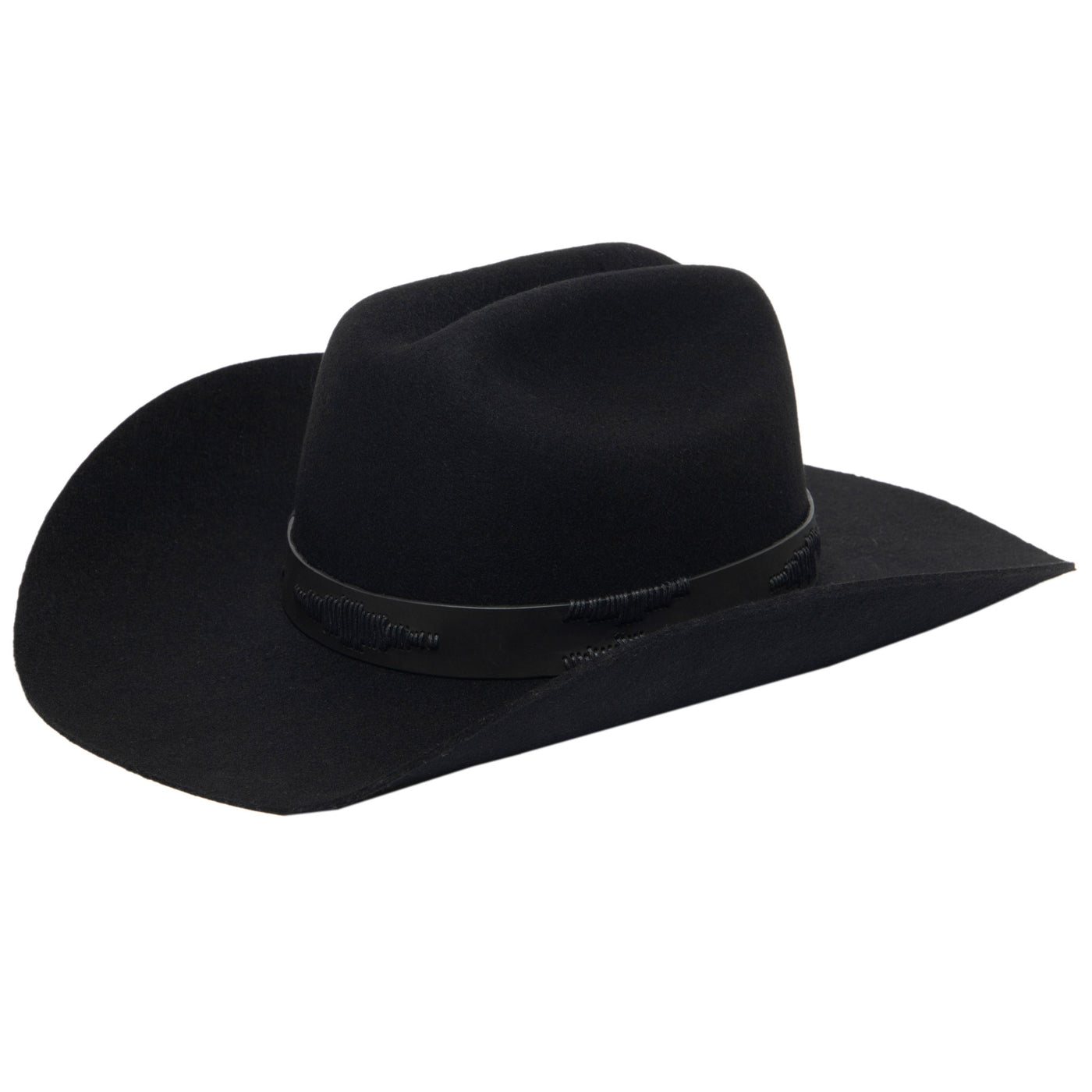 Men's Leather Band Cowboy Hat by Wrangler-COWBOY-San Diego Hat Company