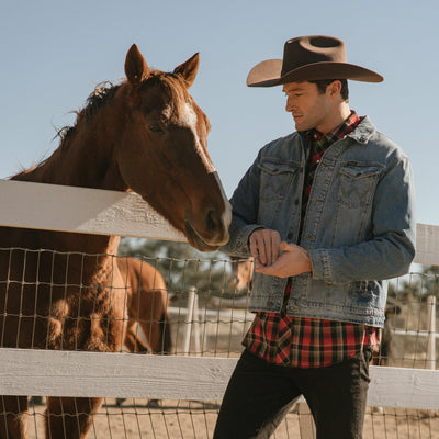 The Made in Mexico - Stiff Wool Felt Cowboy by Wrangler-COWBOY-San Diego Hat Company