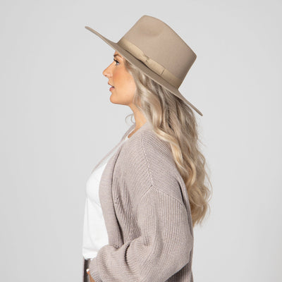 The Julian - Wool Felt Stiff Brim Fedora