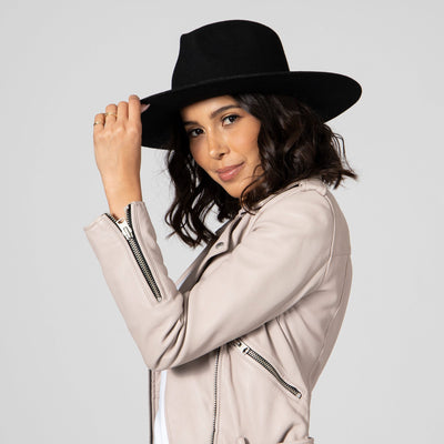 The Julian - Wool Felt Stiff Brim Fedora