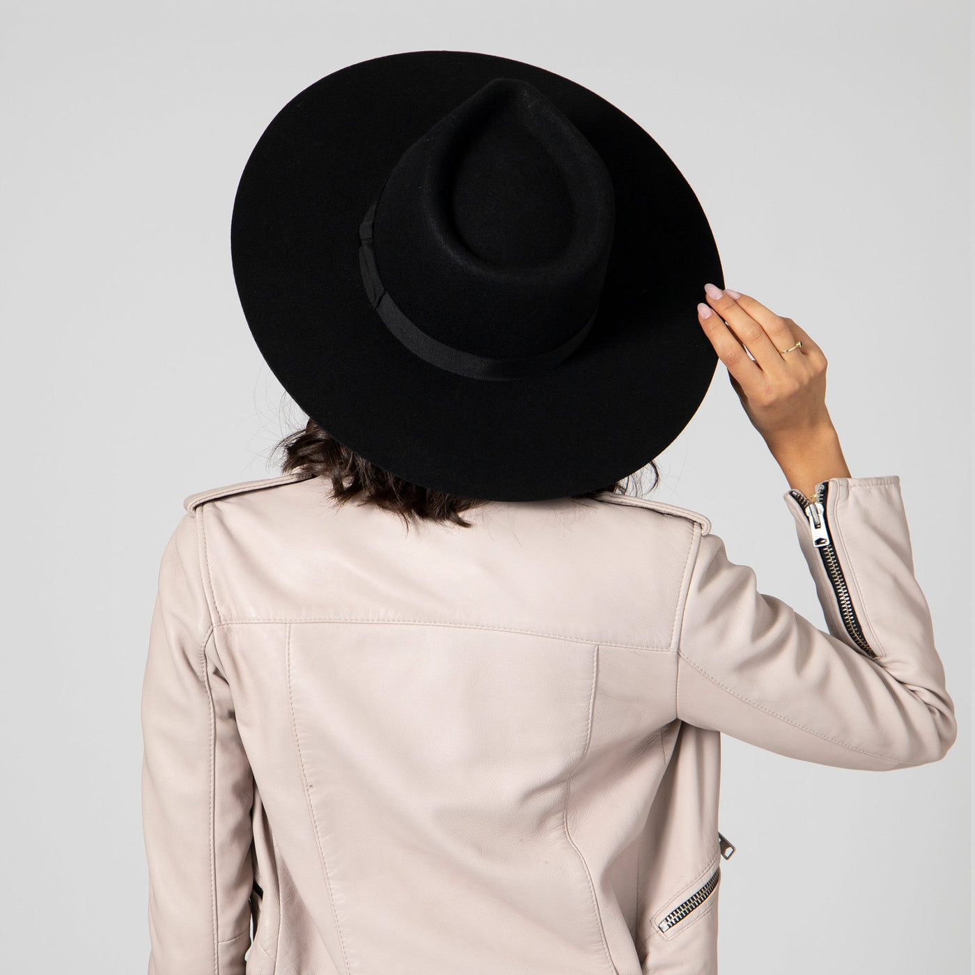 The Julian - Wool Felt Stiff Brim Fedora