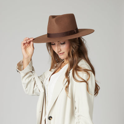 The Julian - Wool Felt Stiff Brim Fedora