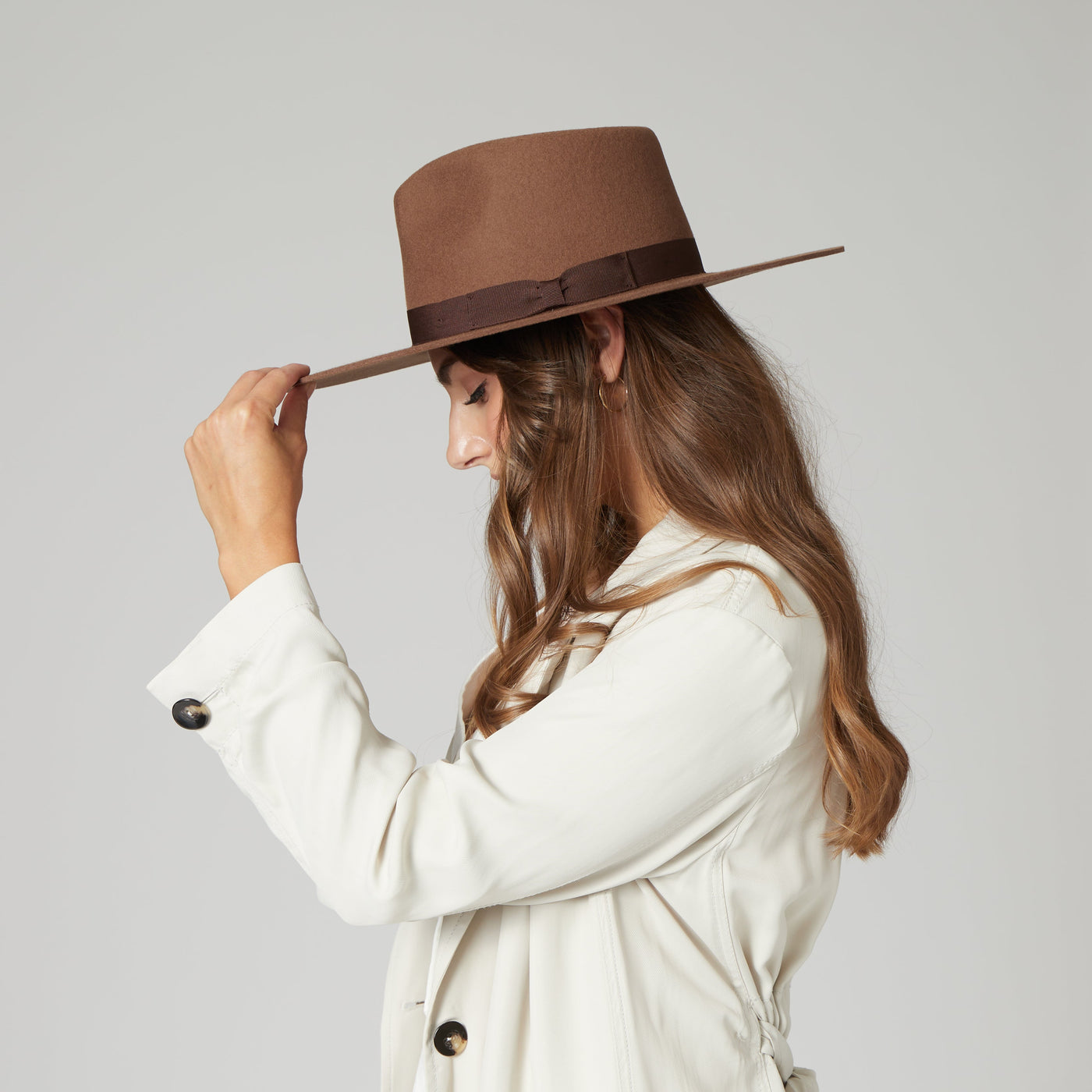 The Julian - Wool Felt Stiff Brim Fedora