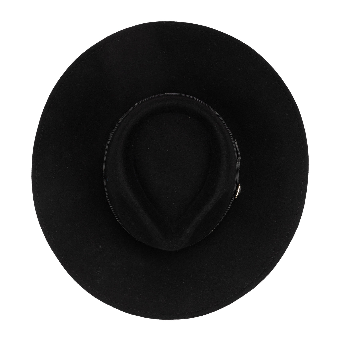 FEDORA - Flameworthy - Women's Felt Fedora W/ Belted Sliced Band