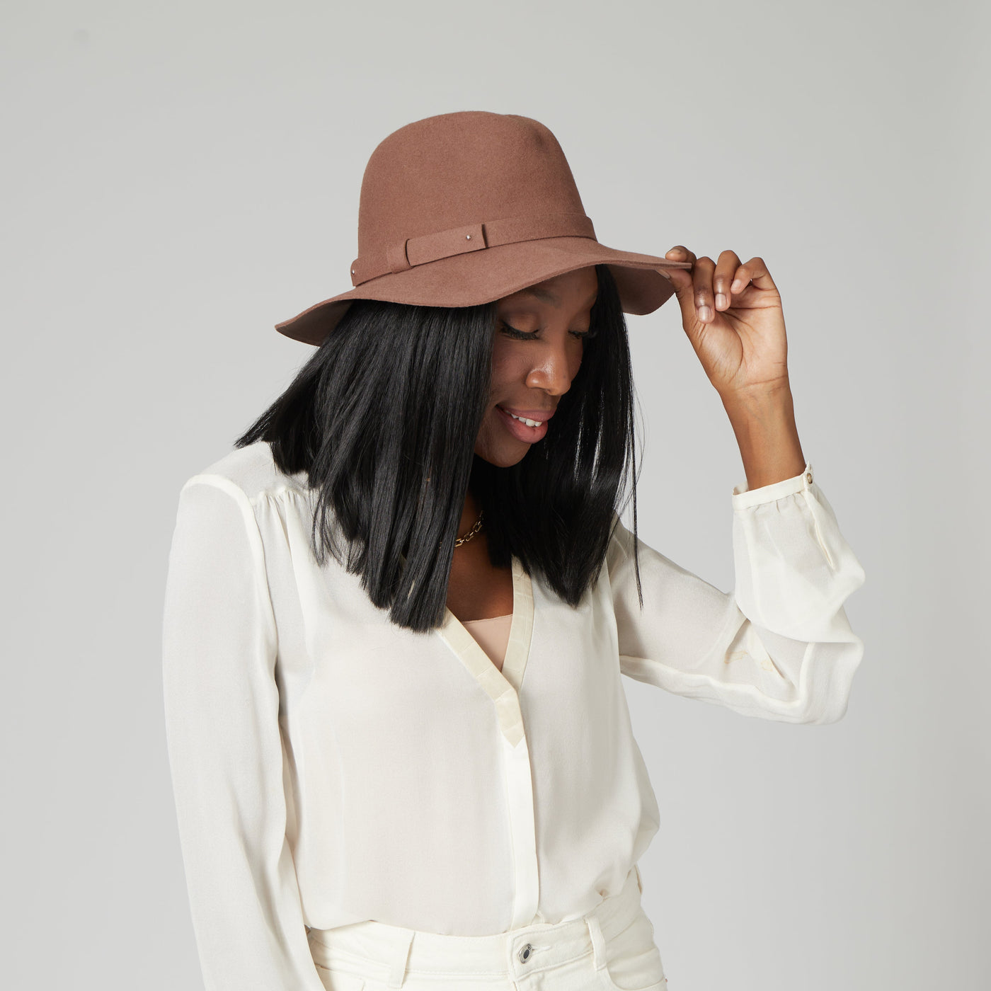 Beyond Prairie - Women's Packable Fedora With Felt Band