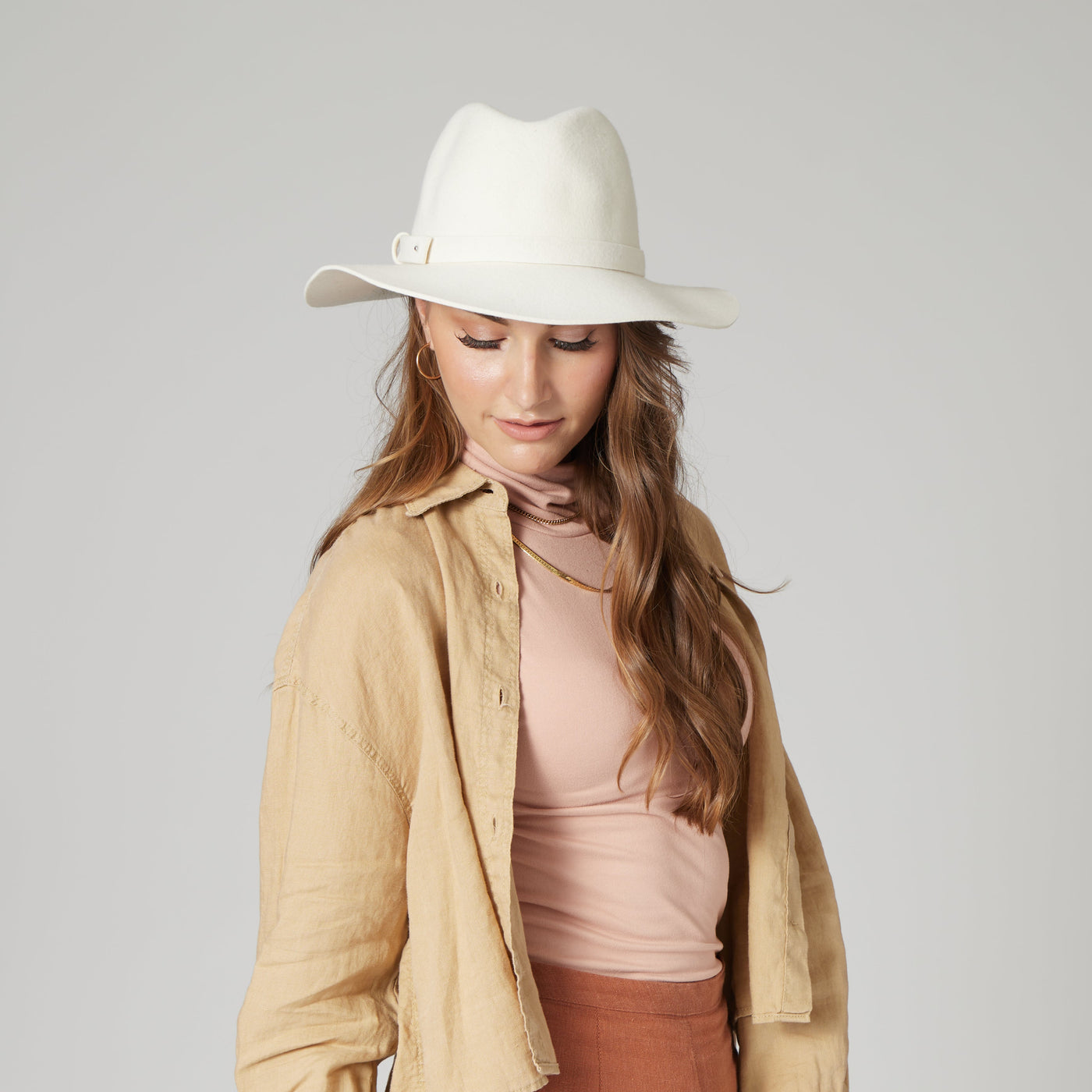 Beyond Prairie - Women's Packable Fedora With Felt Band