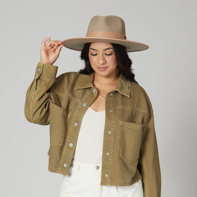 The Line - Women's Stiff Brim Fedora - San Diego Hat