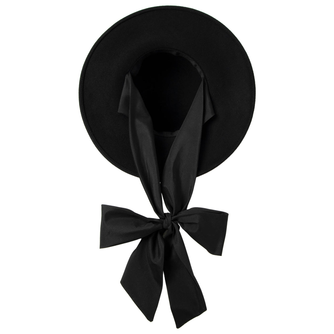 Stella - Wool Felt Floppy Hat with Eleongated Chin Ties (WFH8255)-FLOPPY-San Diego Hat Company