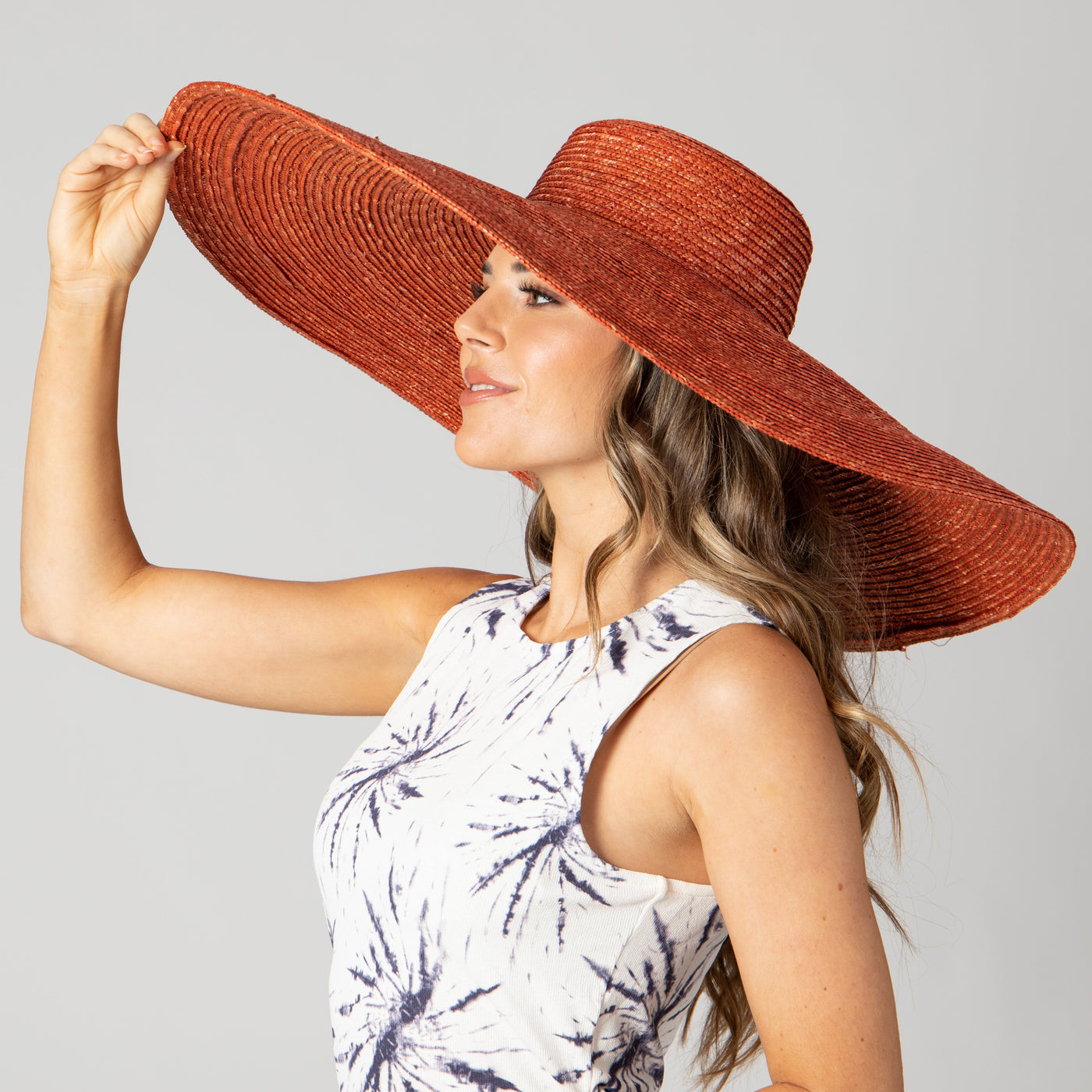 SUN BRIM - On Holiday - Oversized Wide Brim Sun Hat