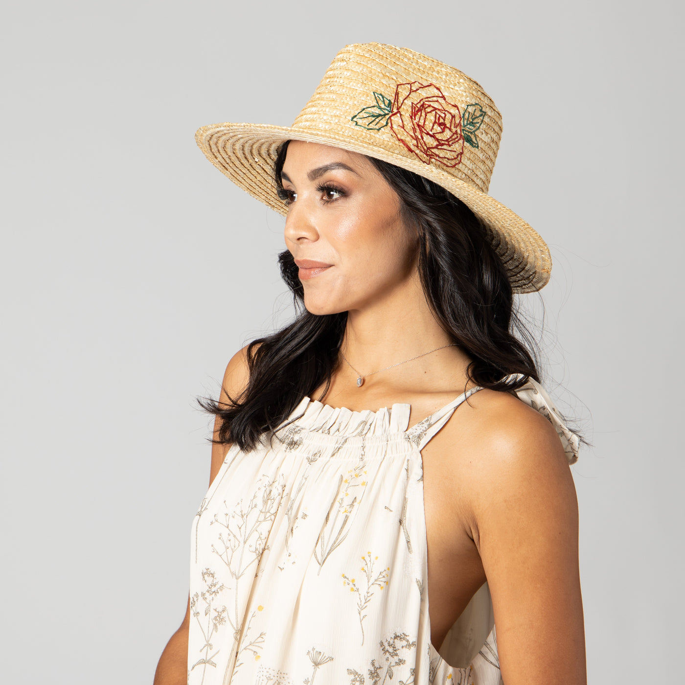 FEDORA - Women's Wheat Straw Palm Fedora