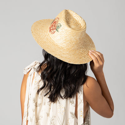 FEDORA - Women's Wheat Straw Palm Fedora