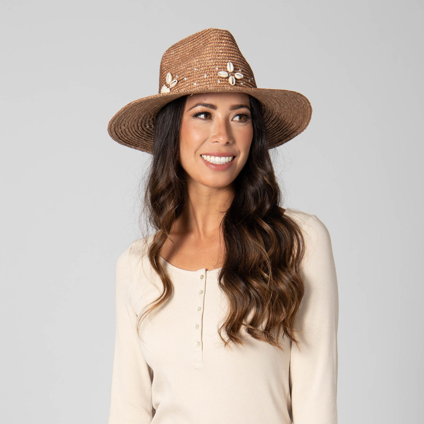 FEDORA - Resort Ready - Wheat Straw Fedora With Glam Details