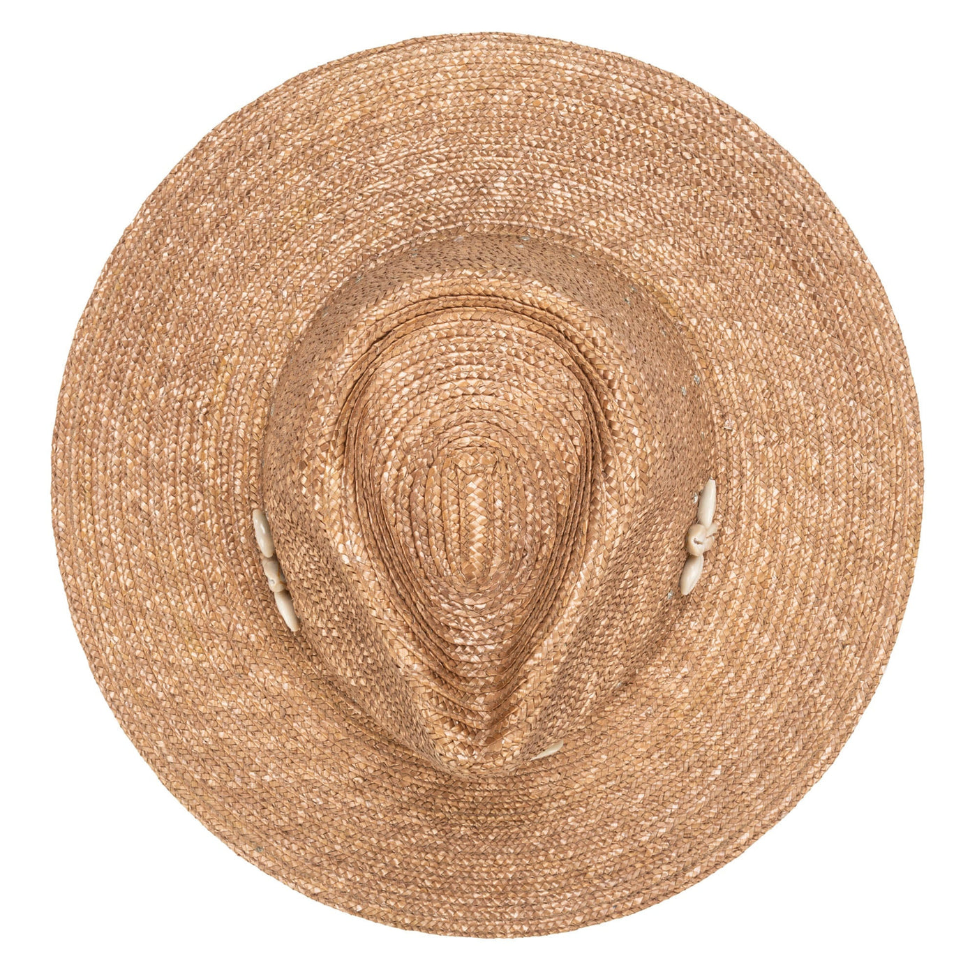 FEDORA - Resort Ready - Wheat Straw Fedora With Glam Details