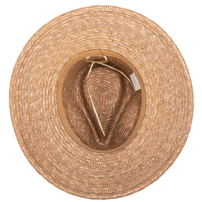 FEDORA - Resort Ready - Wheat Straw Fedora With Glam Details