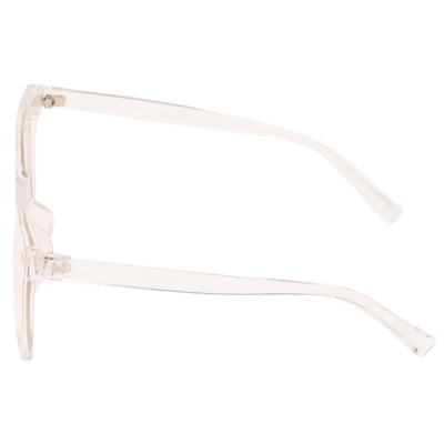 GLASSES - Women's Clear Plastic Glasses With Blue Light
