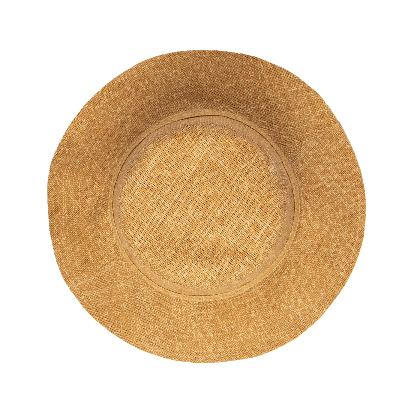BUCKET - Women's Cut & Sew Wide Brim Woven Paper Bucket Hat