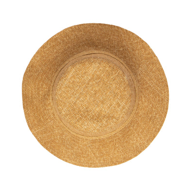 BUCKET - Women's Cut & Sew Wide Brim Woven Paper Bucket Hat