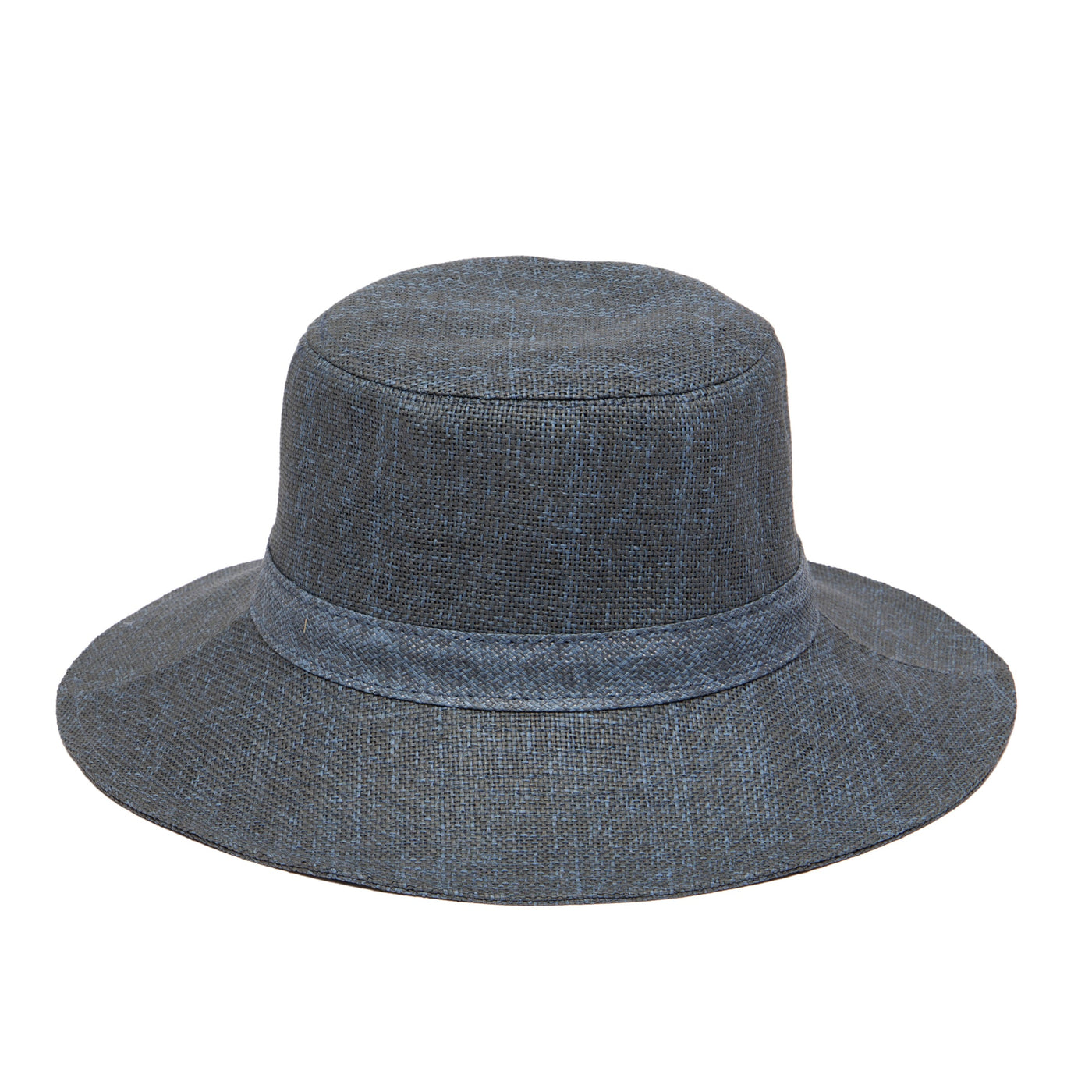 BUCKET - Women's Cut & Sew Wide Brim Woven Paper Bucket Hat