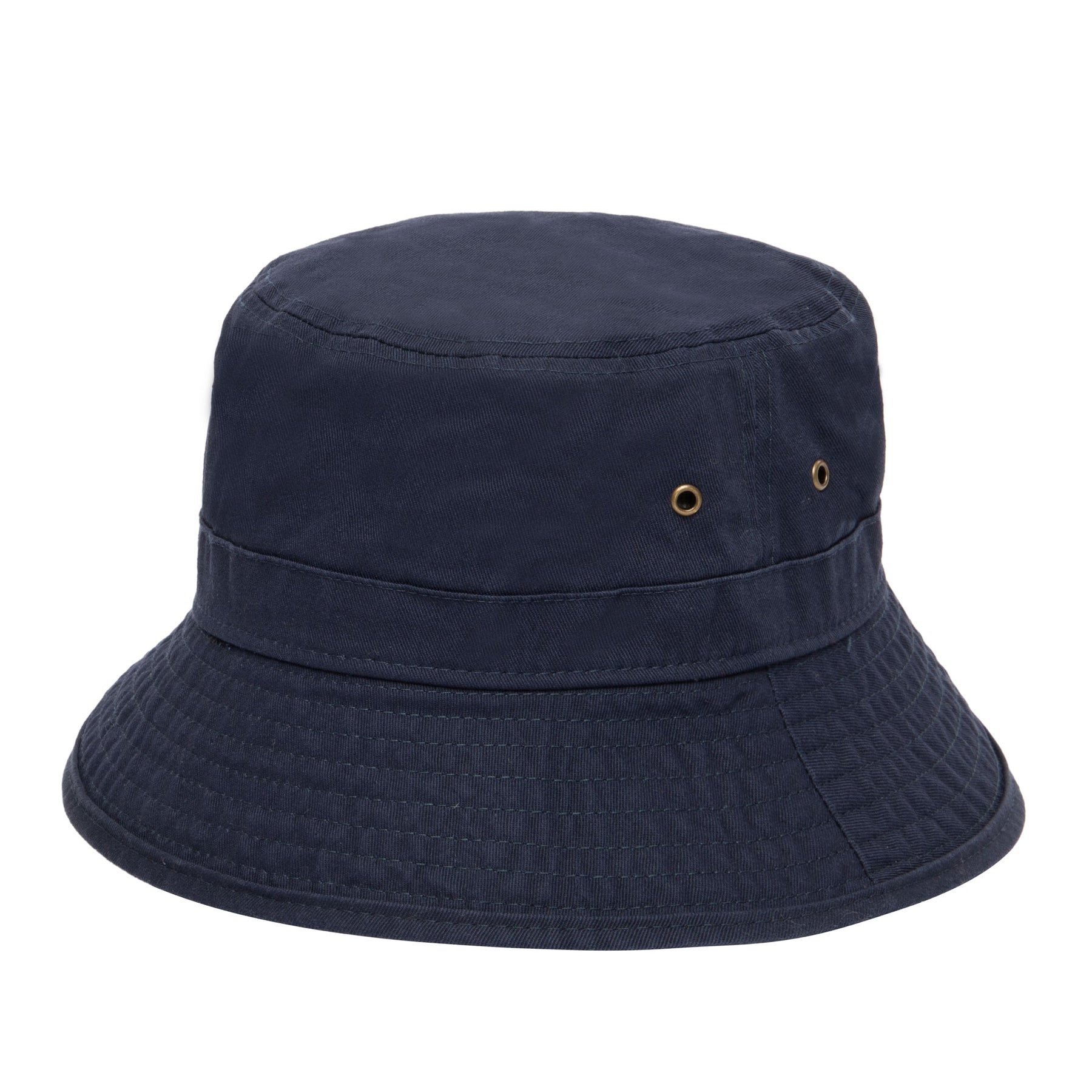 Men's washed cotton bucket with side grommets – San Diego Hat Company