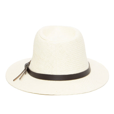 FEDORA - Men's Paper Fedora With Faux Leather Band