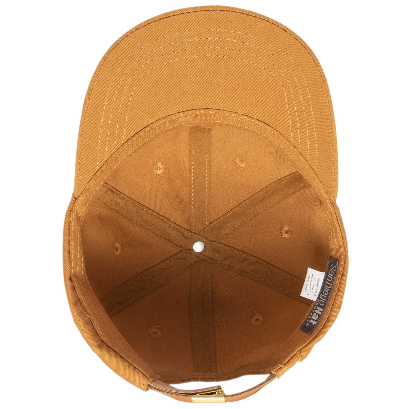 CAP - Women's Washed Ball Cap With Adjustable Leather Back