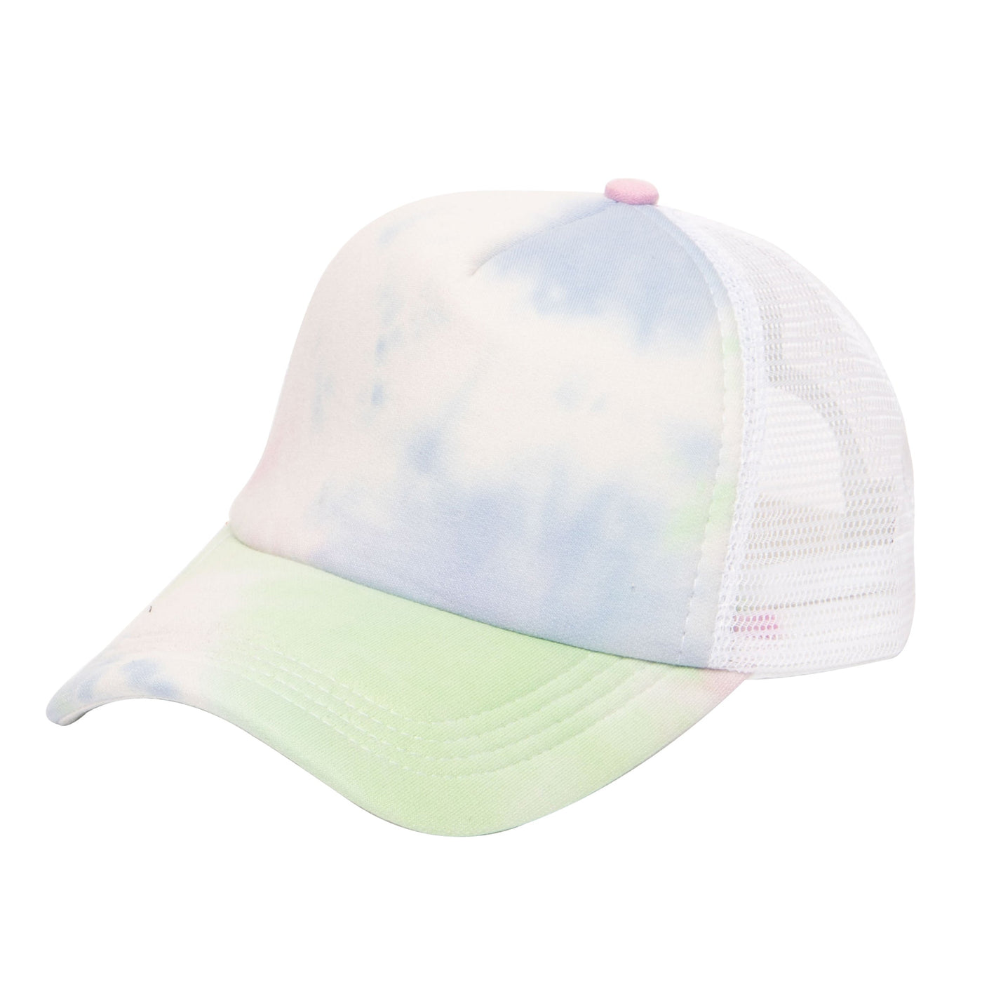 Trucker - 3-7 Year Tie-Dye Front And Brim Trucker Cap