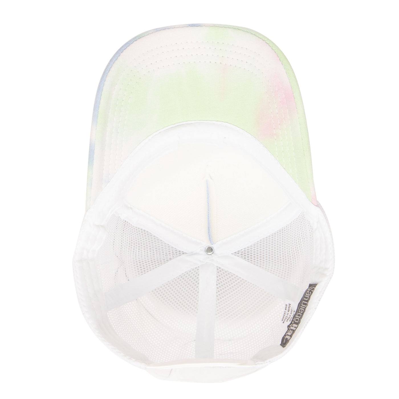 Trucker - 3-7 Year Tie-Dye Front And Brim Trucker Cap