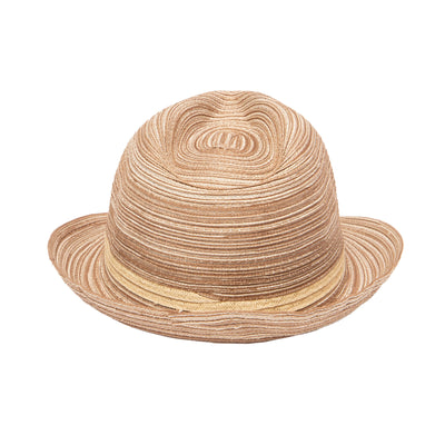 FEDORA - Womens Mixed Braid Fedora (MFX2006)