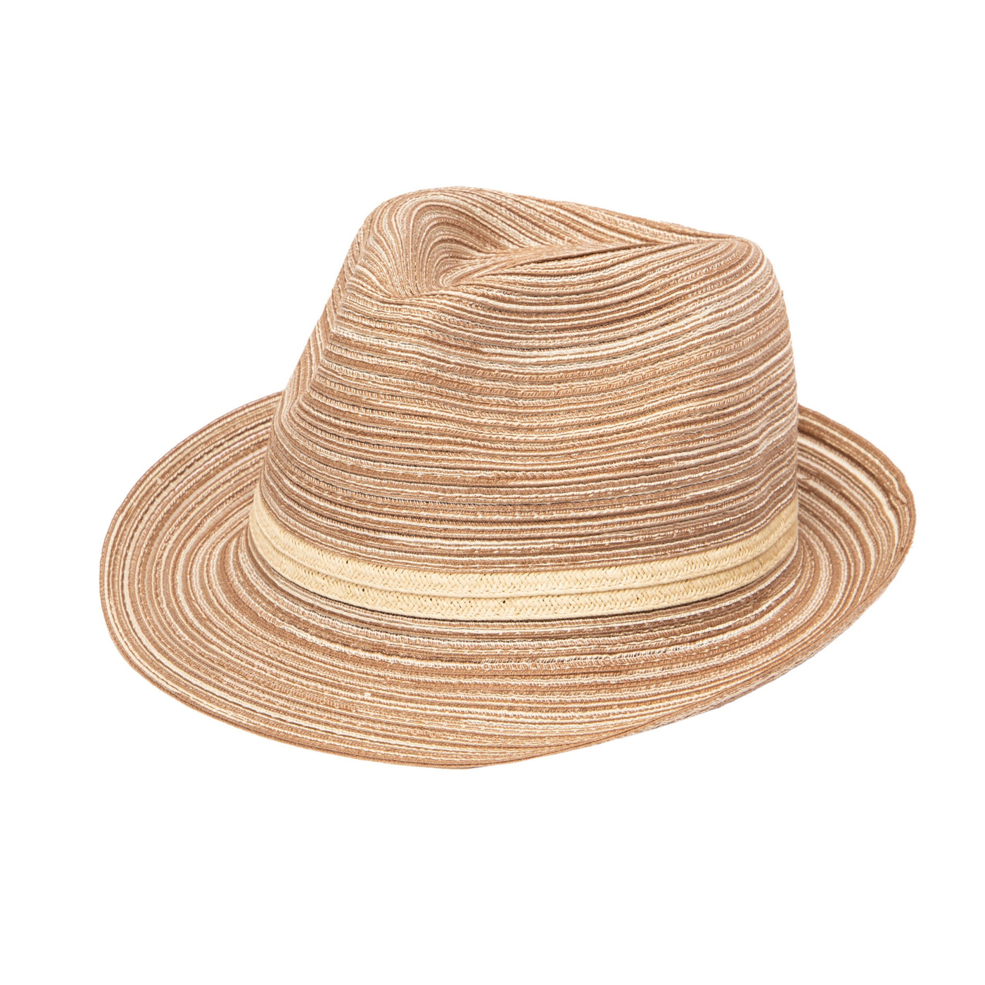 FEDORA - Womens Mixed Braid Fedora (MFX2006)