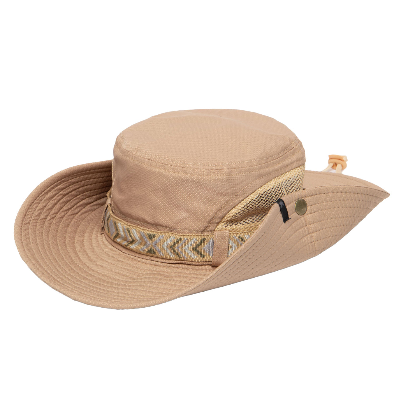 OUTDOOR - Men's Floatable Wide Brim Sun Hat With Jacquard Trim