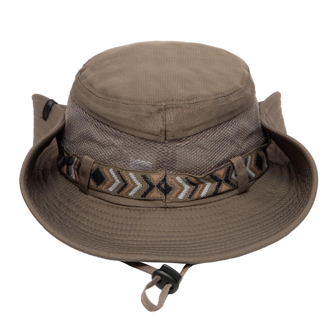 OUTDOOR - Men's Floatable Wide Brim Sun Hat With Jacquard Trim